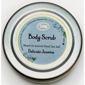 New! SABON Body Scrub - Delicate Jasmine - 60g Travel size